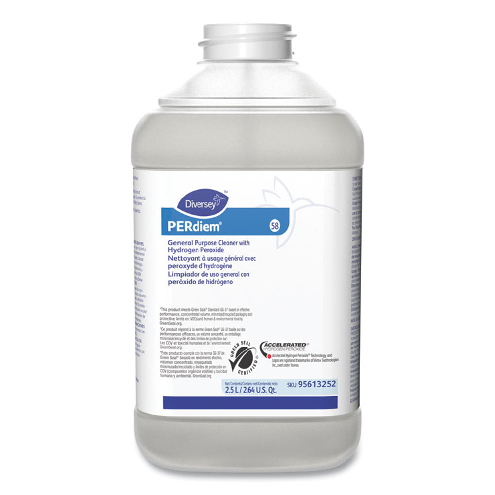 DIVERSEY 95613252 Perdiem General Purpose Cleaner With Hydrogen Peroxide, 84.5 oz Bottle, 2/CT