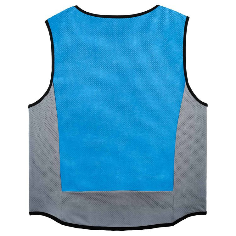 TENACIOUS HOLDINGS, INC. ergodyne® 12698 Chill-Its 6667 Wet Evaporative PVA Cooling Vest with Zipper, PVA, 4X-Large, Blue