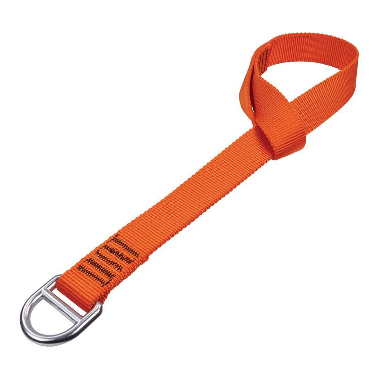 TENACIOUS HOLDINGS, INC. ergodyne® 19195 Squids 3177 Anchor Choke Strap for Tool Tethering, 60 lb Max Safe Working Capacity, 28" Long, Orange