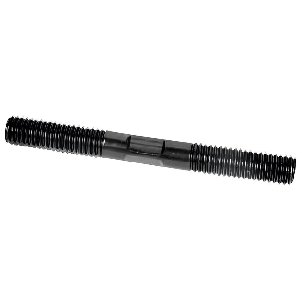 TE-CO 41107 Equal Double Threaded Stud: 1-8 Thread, 6" OAL