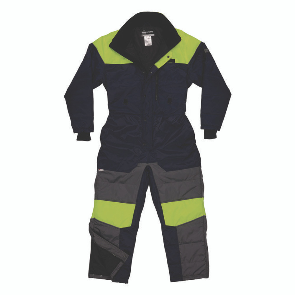 TENACIOUS HOLDINGS, INC. ergodyne® 41242 N-Ferno 6475 Insulated Freezer Coverall, Small, Navy