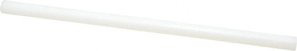 MSC 5515251 Plastic Rod: Polyethylene, 1' Long, 5" Dia, White