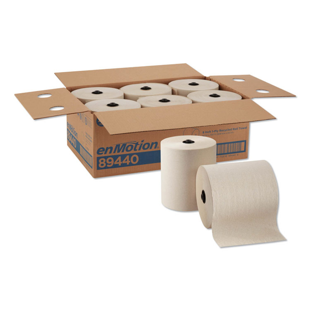 GEORGIA PACIFIC Professional 894-40 EnMotion EPA Compliant Touchless Roll Towels, 8.25" x 700 ft, Brown, 6/Carton