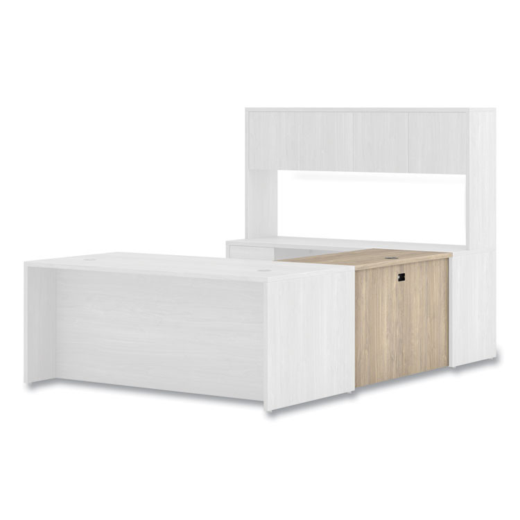 HON COMPANY 10570LKI1 10500 Series Bridge, 47" x 24" x 29.5", Kingswood Walnut