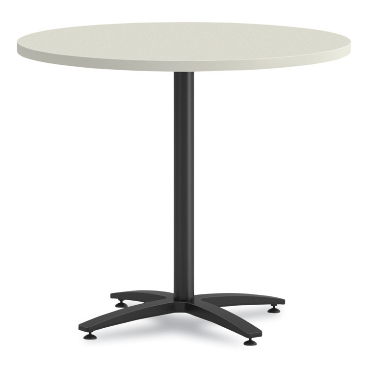 HON COMPANY BTRND42NB9L Between Round Table Top, 42" Diameter, Silver Mesh