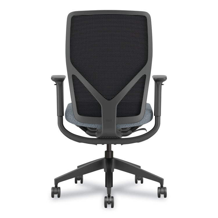 HON COMPANY FXTSAMAX25NL Flexion Mesh Back Task Chair, Supports Up to 300 lb, 14.81" to 19.7" Seat Height, Black/Basalt