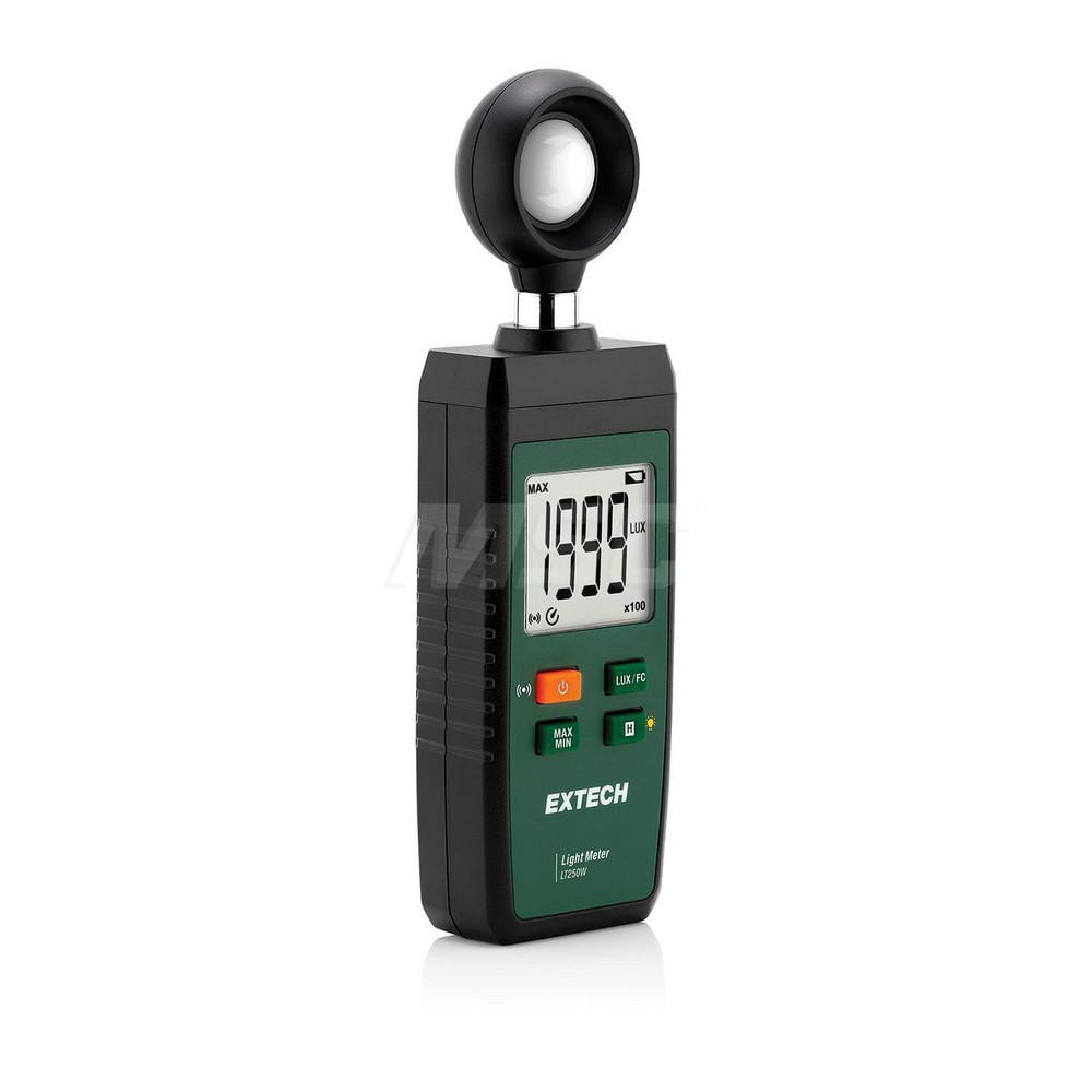 Extech LT250W The LT250W is a compact light meter with Bluetooth. connectivity, which allows building and maintenance professionals to view and share light intensity data directly from a mobile device using the free ExView app. With the capability to