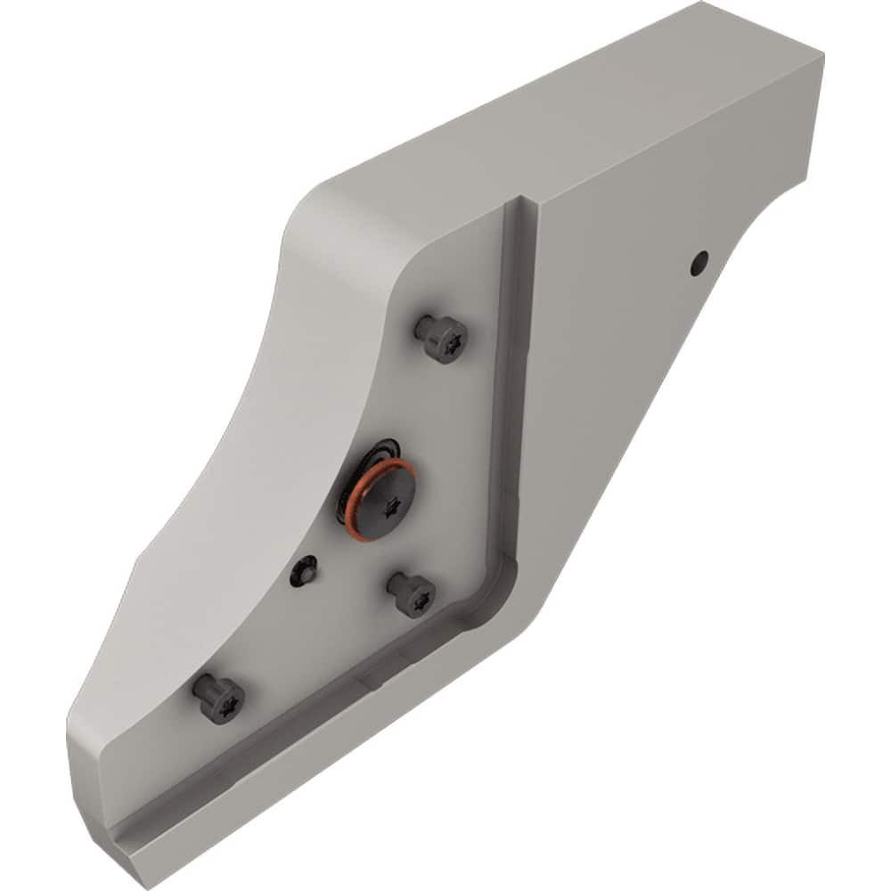 Iscar 3367538 LOGIQFGRIP Style TGTBQ, 50mm Blade Height, 132mm OAL, 50mm OAH, Indexable Cutoff Blade Tool Block