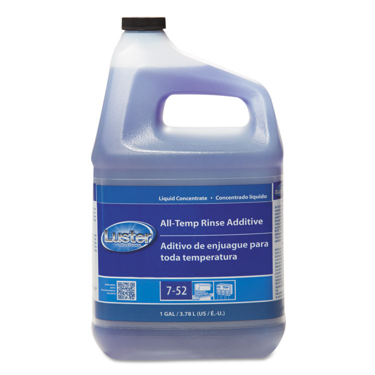 LUSTER PROFESSIONAL 45912 All-Temp Rinse Additive, Liquid, 1 gal, 4/Carton