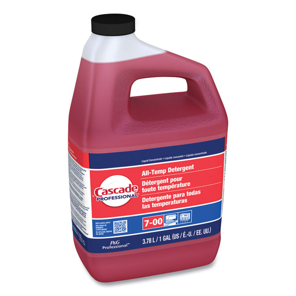 PROCTER & GAMBLE Cascade Professional™ 71189 All-Temp Detergent, Unscented, 1 gal Bottle, 2/Carton