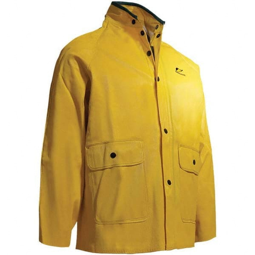 OnGuard 76032.XL Rain Jacket: Size X-Large, Yellow, Polyvinylchloride