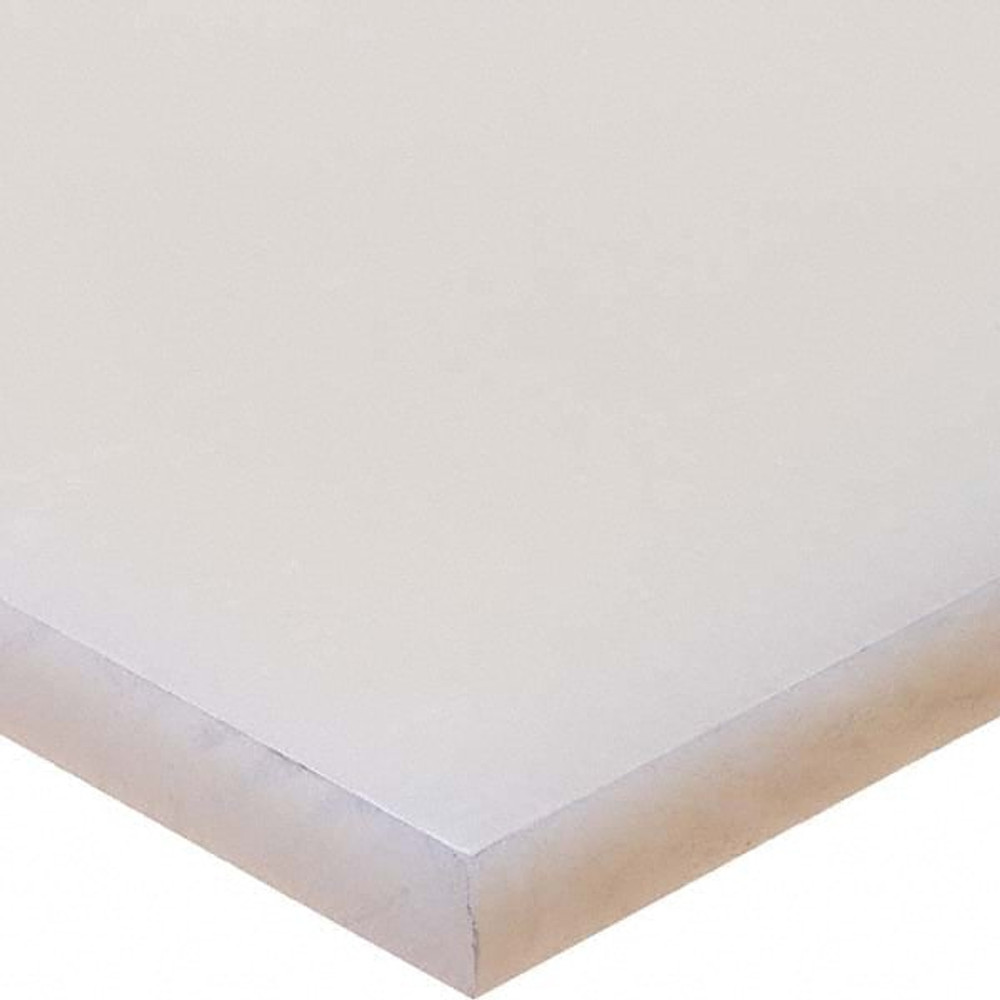 USA Industrials BULK-PS-PP-255 Plastic Bar: Polypropylene, 1/8" Thick, Semi-Clear White