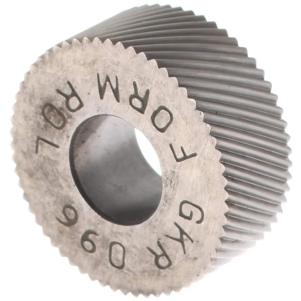 MSC GKR-096 Standard Knurl Wheel: 5/8" Dia, 80 ° Tooth Angle, Diagonal, High Speed Steel