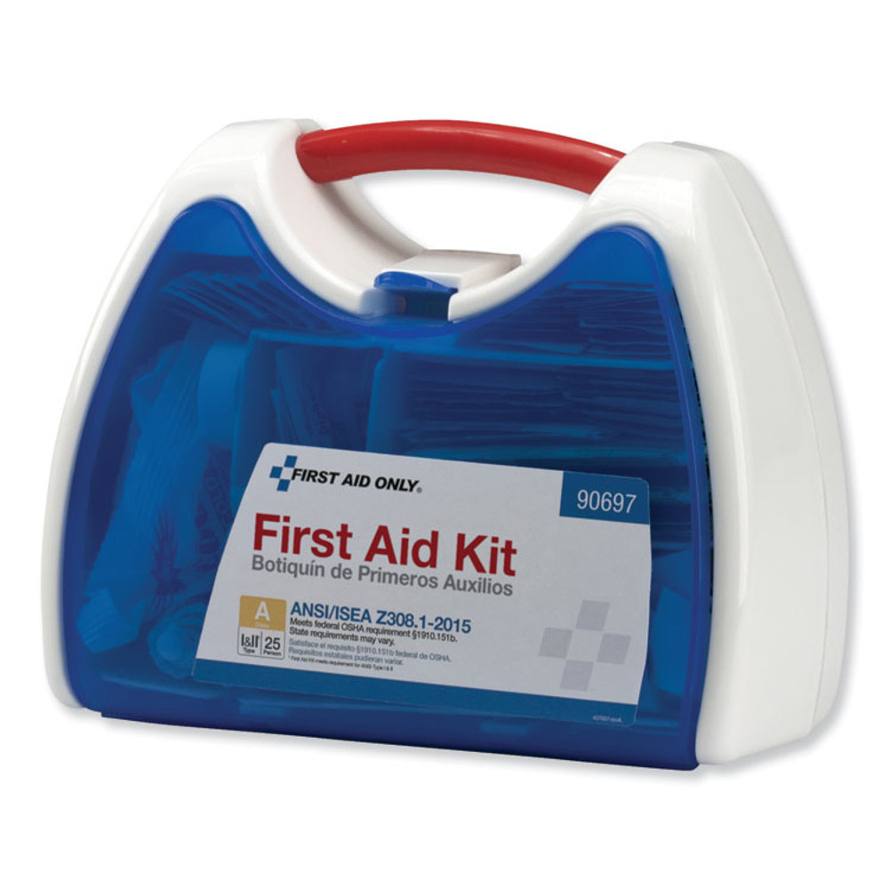 FIRST AID ONLY, INC. 90697 ReadyCare First Aid Kit for 25 People, ANSI A+, 139 Pieces, Plastic Case