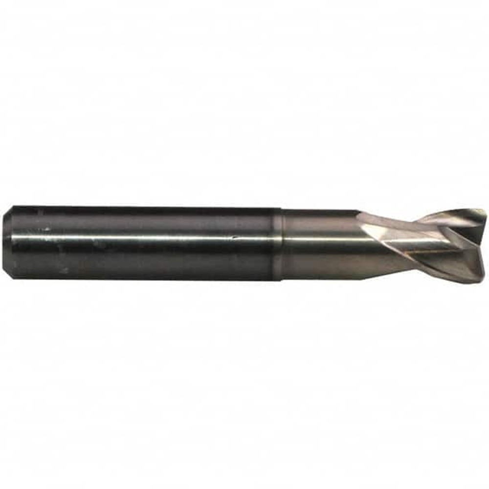 Emuge 1942R.009375 Corner Radius End Mill: 1/8" LOC, 0.0078" Radius, 2 Flutes, Solid Carbide