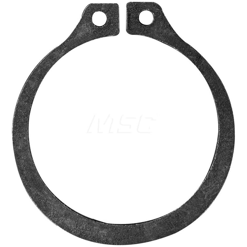 Rotor Clip DSH-36ST PD External SH Style Retaining Ring: 34 mm Groove Dia, 36 mm Shaft Dia, 1060-1090 Spring Steel, Phosphate Finish