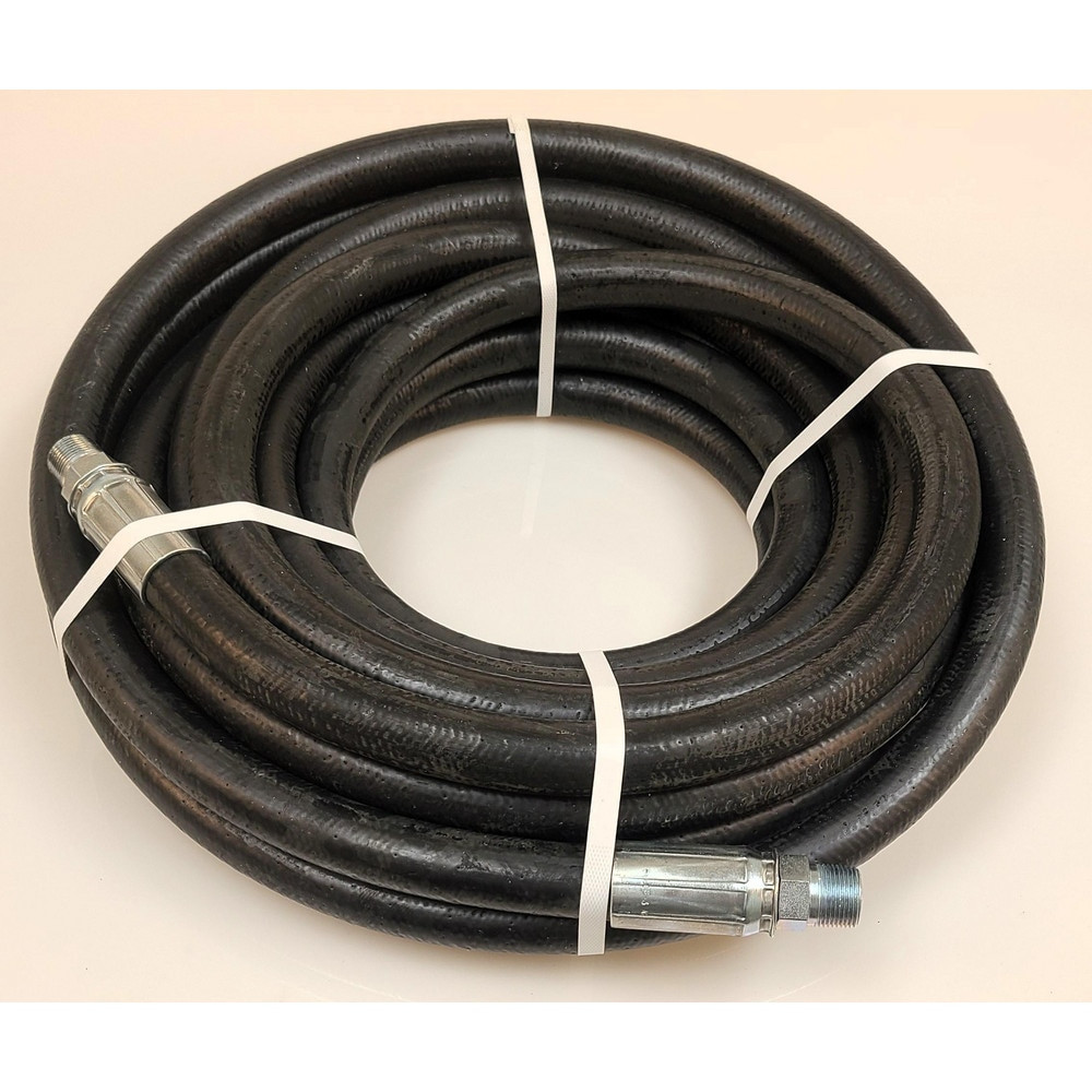 Alliance Hose & Rubber STM075-50MM-CR 3/4" ID x 50' LENGTH STEAM HOSE 250 PSI COUPLED M + M