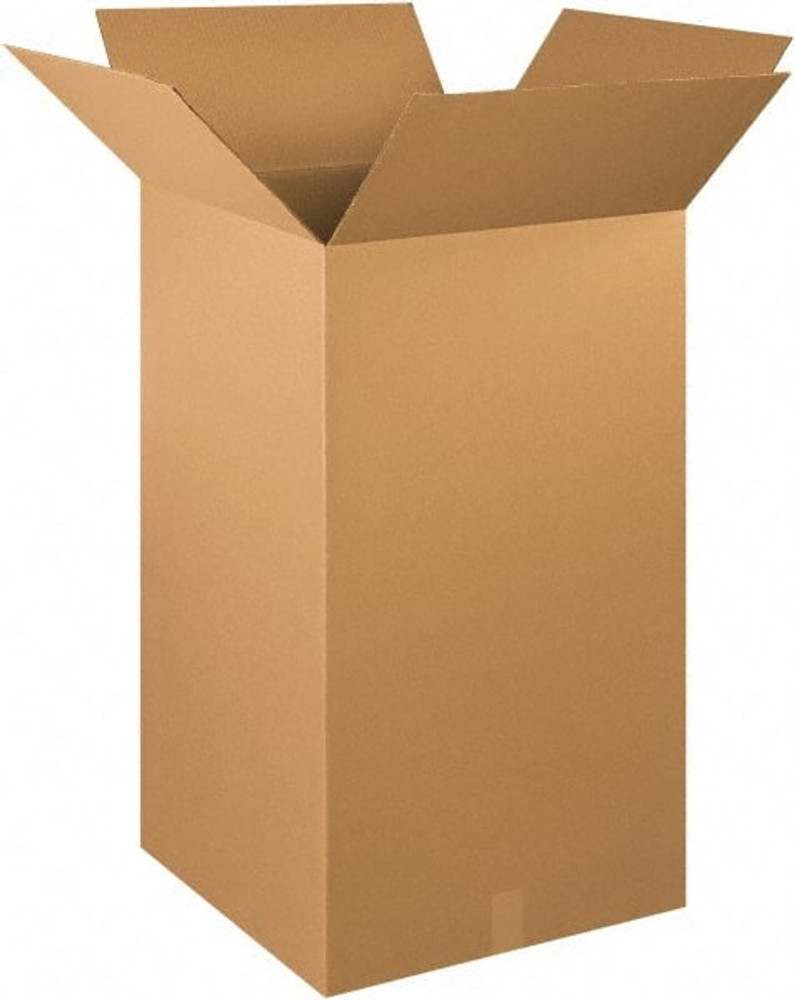 Made in USA 202036 Corrugated Shipping Box: 20" Long, 20" Wide, 36" High