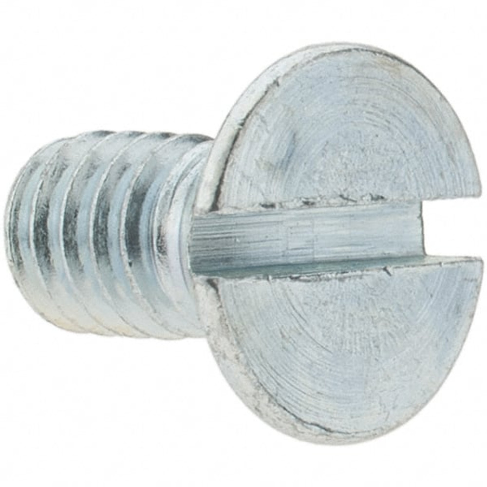 Value Collection MP34405-1/2 Machine Screw: 1/4-20 x 1/2" OAL, Flat Head, Slotted