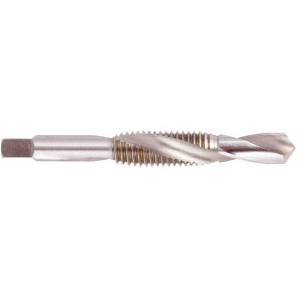 Regal Cutting Tools 007526AS Combination Drill Tap: 1/4-28, H3, 2 Flutes, High Speed Steel