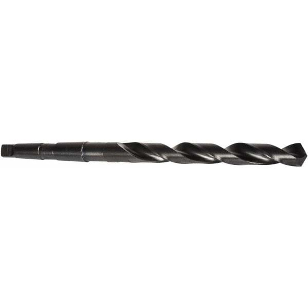 Precision Twist Drill 6001491 Taper Shank Drill Bit: 0.5118 °" Dia, 1MT, 118, High Speed Steel