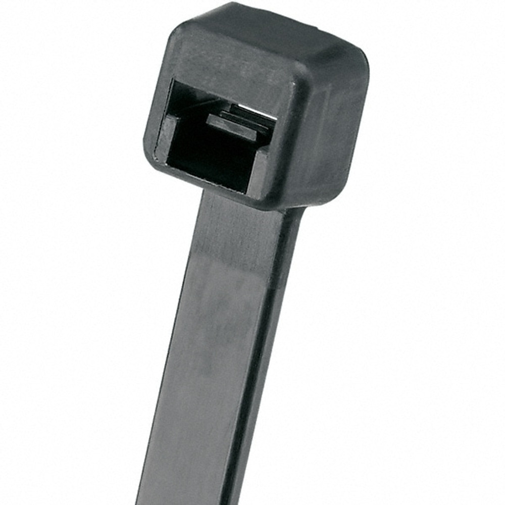 Panduit PLT1M-C0 Cable Tie Duty: 3.9" Long, Black, Nylon, Standard