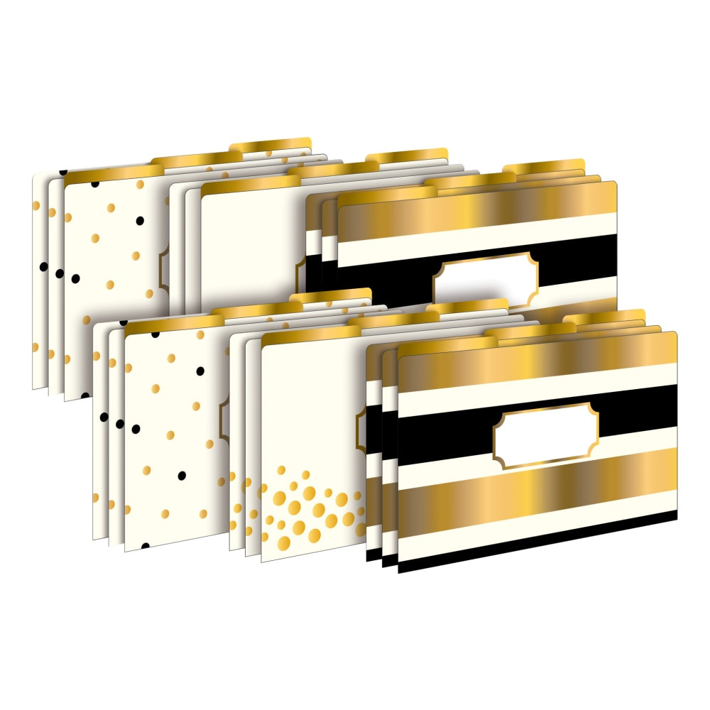 BARKER CREEK PUBLISHING, INC. Barker Creek BC3520  Tab File Folders, Legal Size, 24K Gold, Pack Of 18 Folders
