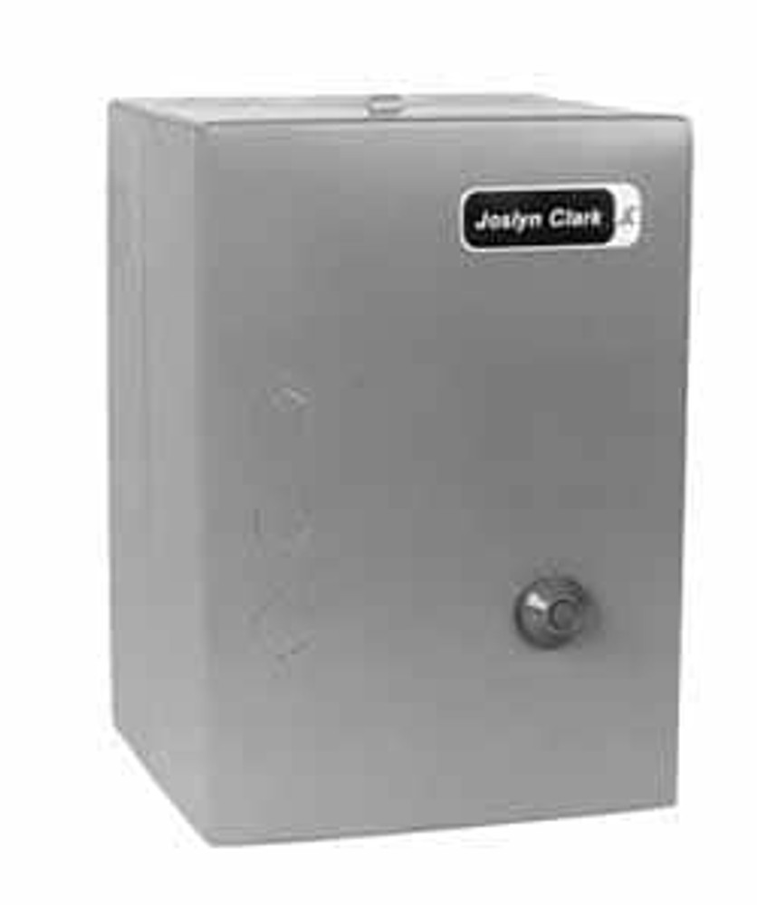 Joslyn Clark T13AA31-46 NEMA Motor Starters; Amperage: 27 ; NEMA Size: 1 ; Coil Voltage: 440-480 VAC ; Enclosure Type: Enclosed ; Standards Met: CSA Certified; UL Listed