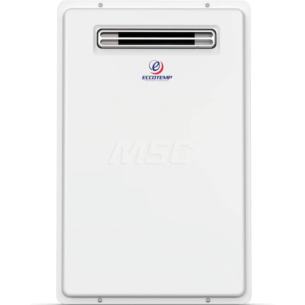 Eccotemp 20H-LP Gas Water Heaters; Inlet Size (Inch): 3/4 ; Commercial/Residential: Residential ; Fuel Type: Liquid Propane (LP) ; Pilot Light Window: No ; Tankless: Yes ; Resettable Pilot: No