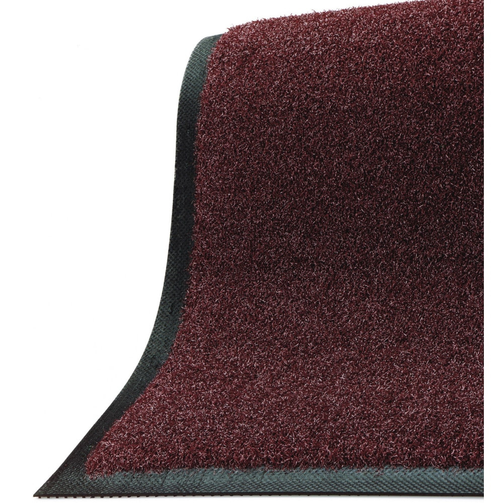 M+A MATTING 395040312  Brush Hog Floor Mat, 3ft x 12ft, Burgundy