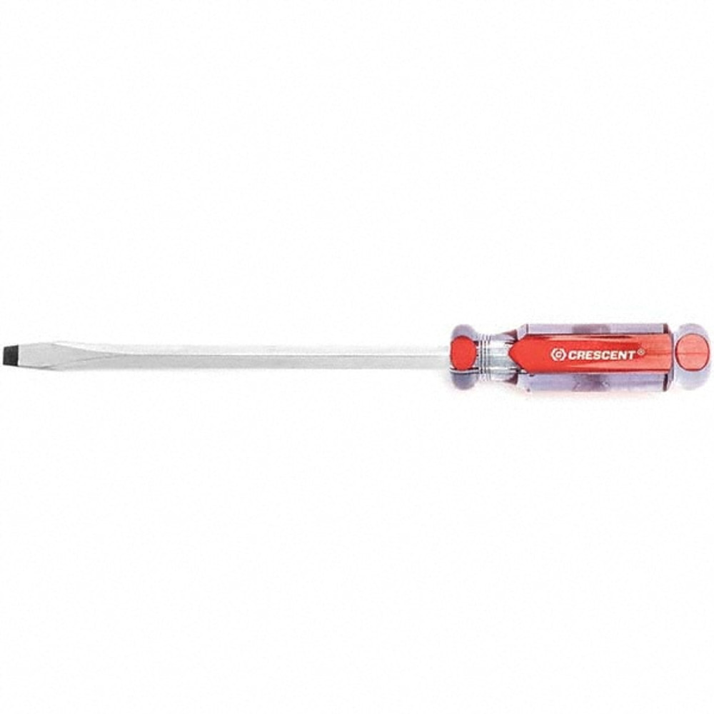 Crescent CS5168 Slotted Screwdriver: 5/16" Width, 12-1/2" OAL, 8" Blade Length