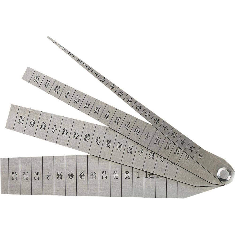 Starrett 51286 1/16 to 1-1/16 Inch Measurement, 4 Leaf Taper Gage