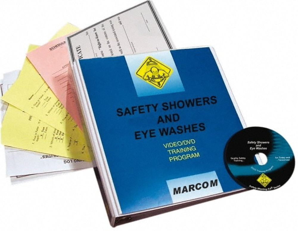 Marcom V000SSE9EM Safety Showers and Eye Washes, Multimedia Training Kit