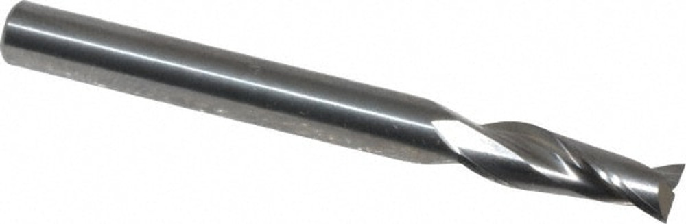 OSG 20220900 Square End Mill: 3/16'' Dia, 9/16'' LOC, 3/16'' Shank Dia, 2'' OAL, 2 Flutes, Solid Carbide