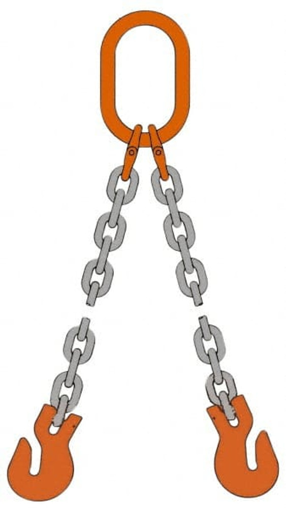 Pewag 7G80DOG/5 Chain Sling: 5' Long, Steel