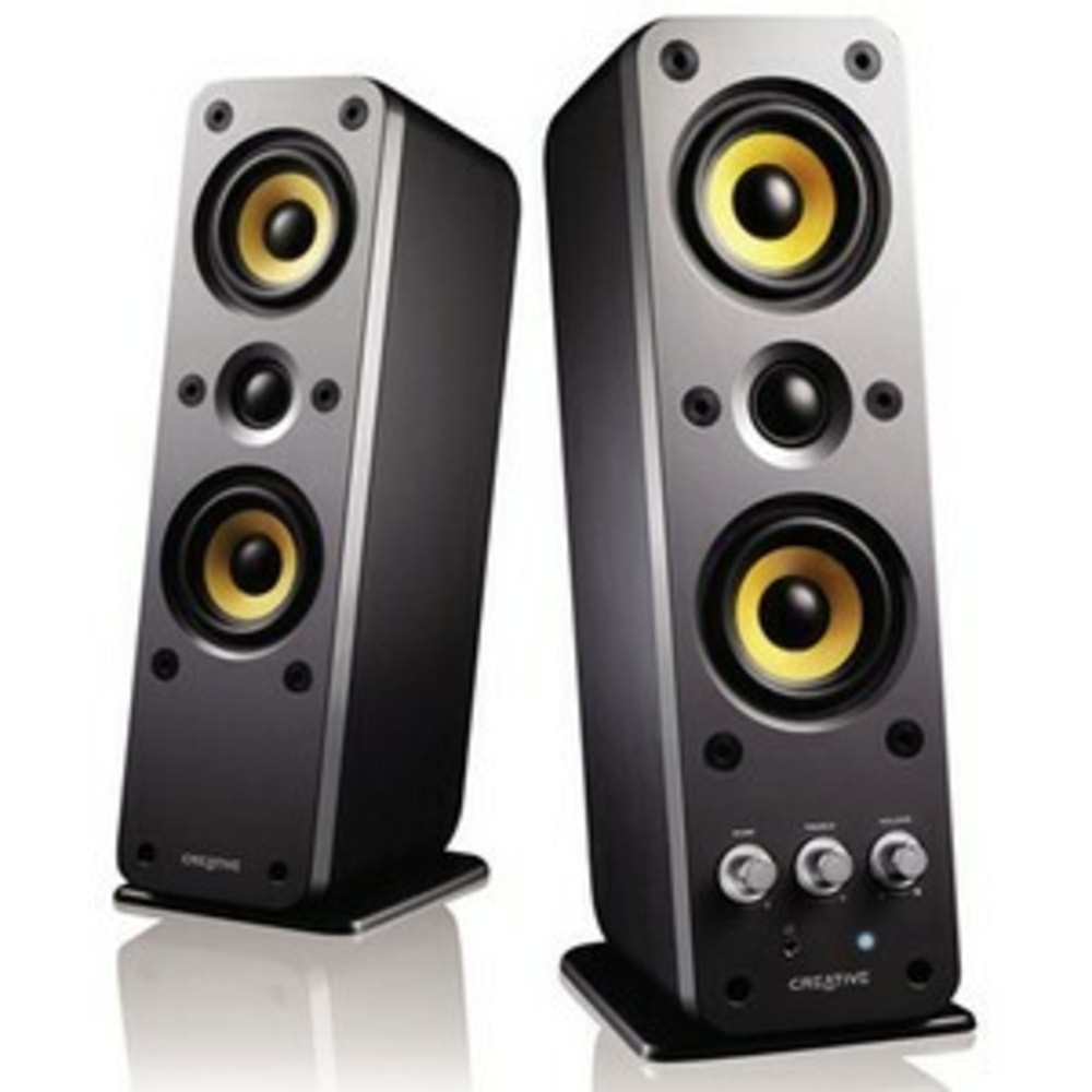 CREATIVE LABS, INC. Creative 51MF1615AA002  GigaWorks T40 2.0 Speaker System - 32 W RMS - Glossy Black - 50 Hz to 20 kHz