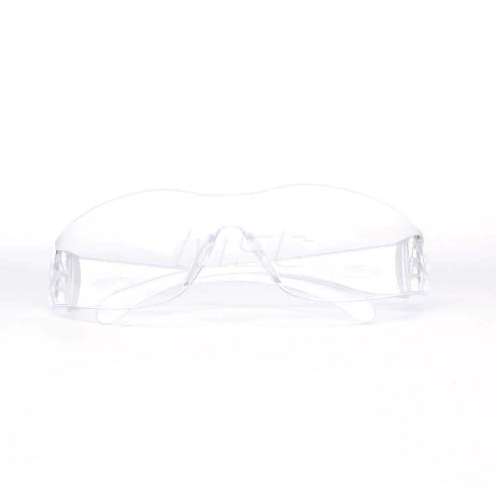 3M 7100114652 Safety Glasses:  Uncoated,  Polycarbonate,  Clear Lenses,  N/A