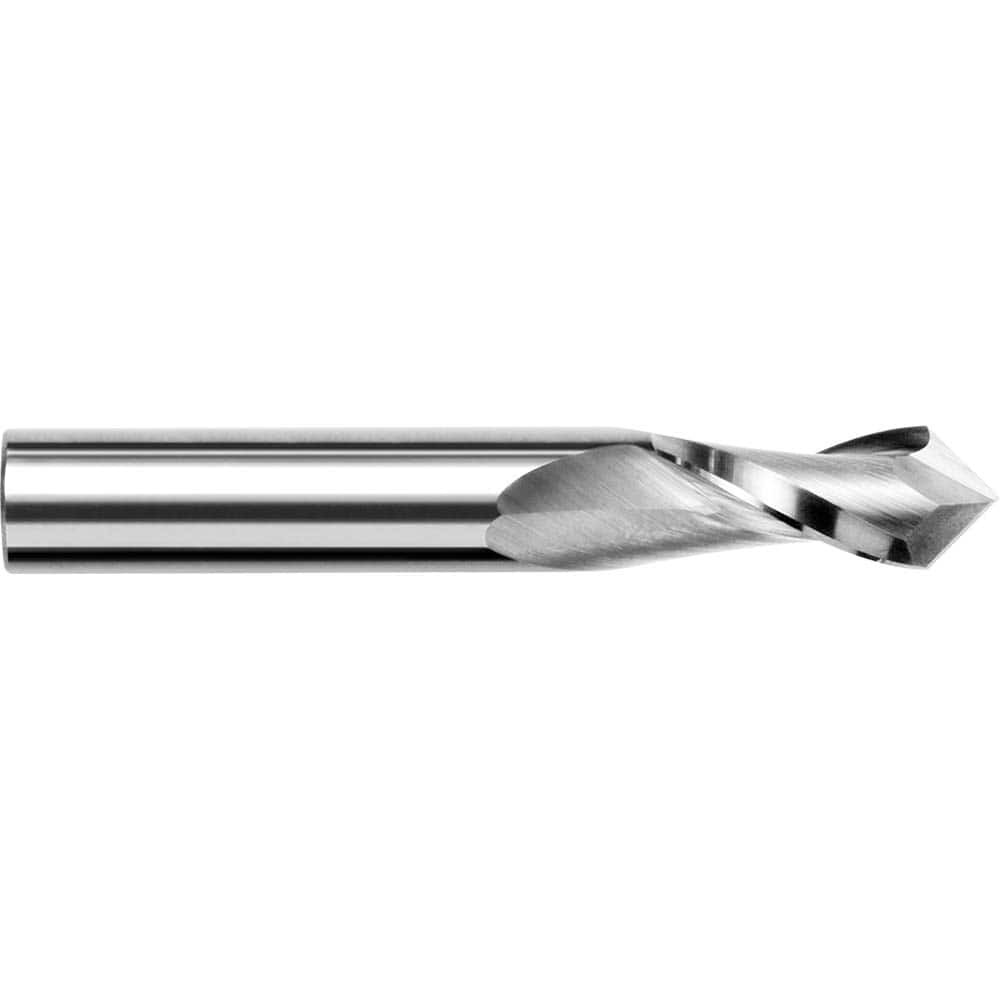 Harvey Tool 12908 Drill Mill: 1/8" Dia, 1/2" LOC, 2 Flutes, 120 &deg; Point, Solid Carbide