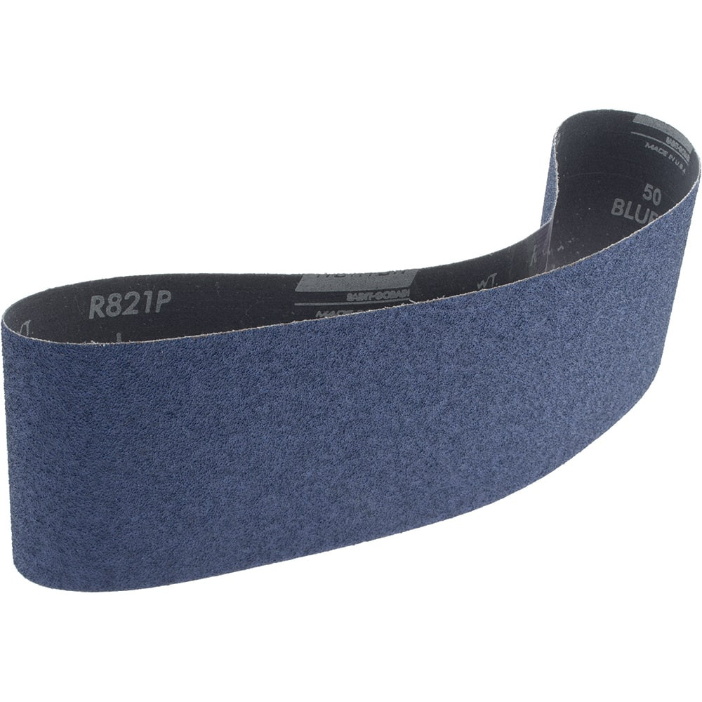 Norton 78072727475 Abrasive Belt: 4" Wide, 36" Long, 50 Grit, Zirconia Alumina