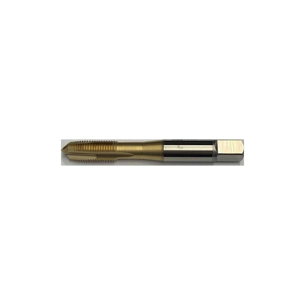 Yamawa 382691TIN Spiral Point Tap: 7/16-20 UNF, 3 Flutes, 3 to 5P, 2B Class of Fit, Vanadium High Speed Steel, TIN Coated