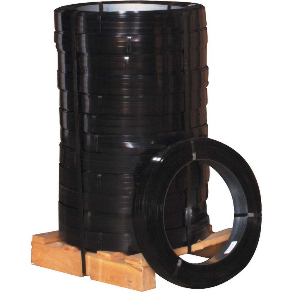 Value Collection SS58023 Steel Strapping: 5/8" Wide, 2,050' Long, 0.023" Thick, Oscillated Coil