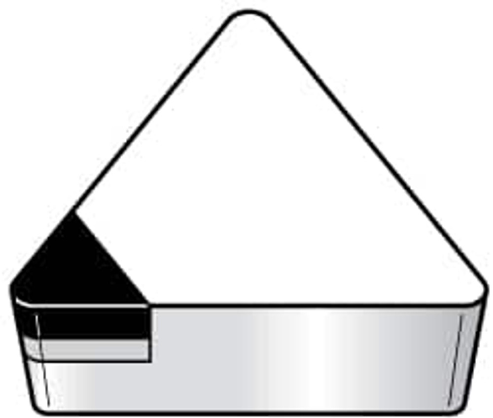 Kennametal 1183324 Turning Insert: TPG543 KC850, Solid Carbide