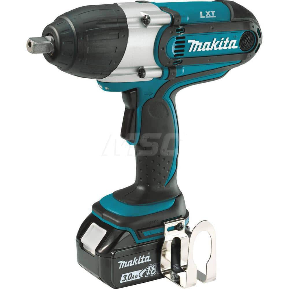 Makita XWT04S1 Cordless Impact Wrench: 18V, 1/2" Drive, 2,200 BPM, 1,600 RPM