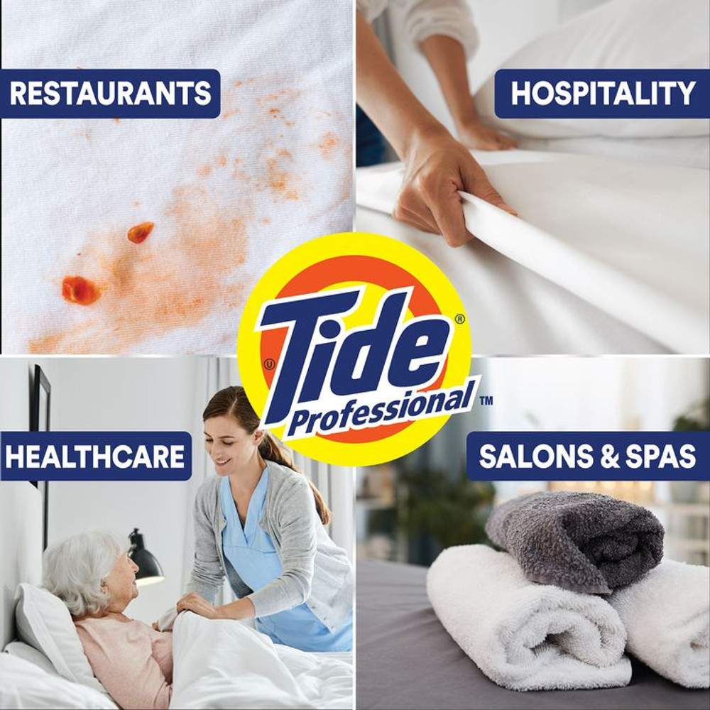 PROCTER & GAMBLE Tide® Professional™ 14116 Commercial HE Liquid Laundry Detergent, 105 oz Pour Bottle, 4/Carton