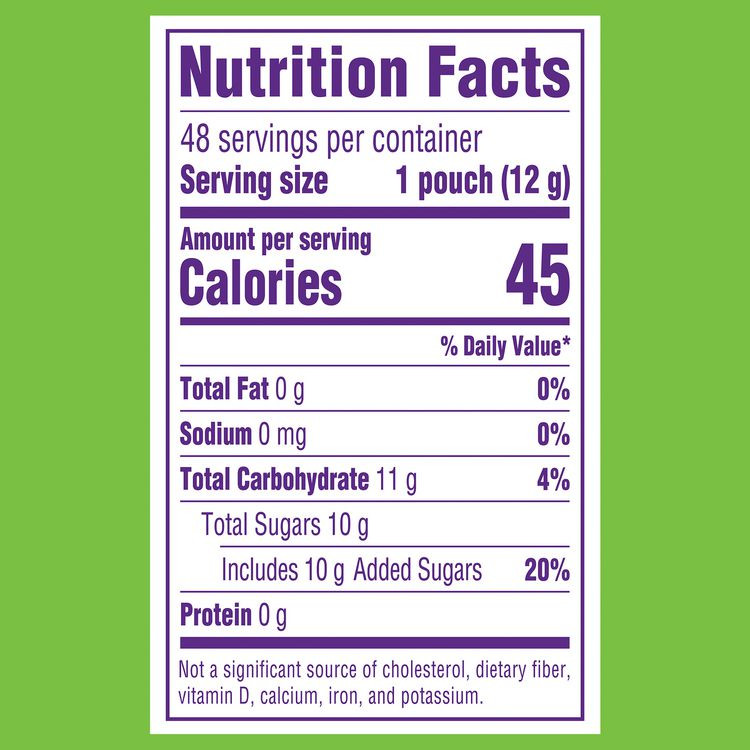 FERRARA CANDY CO Lik-m-aid® Fun Dip 60004068 Candy, Assorted Flavors, 0.43 oz Pouch, 48/Box, 2 Boxes/Carton