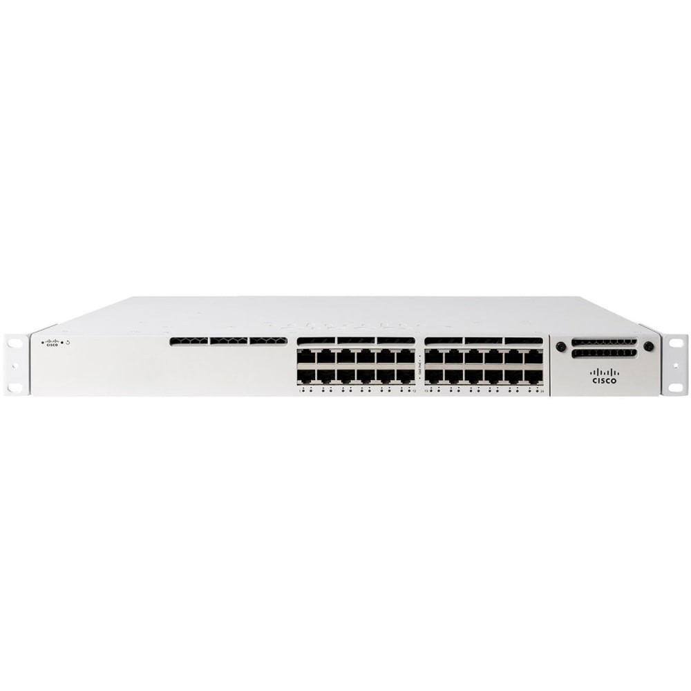 CISCO MS390-24-HW Meraki 24-port Gbe Switch - 24 Ports - Manageable - 3 Layer Supported - 99 W Power Consumption - Twisted Pair, Optical Fiber - 1U High - Rack-mountable - Lifetime Limited Warranty