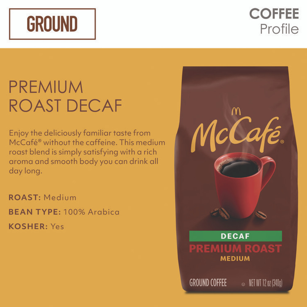 KEURIG DR PEPPER McCafe® 5534EA Ground Coffee, Premium Roast Decaf, 12 oz Bag