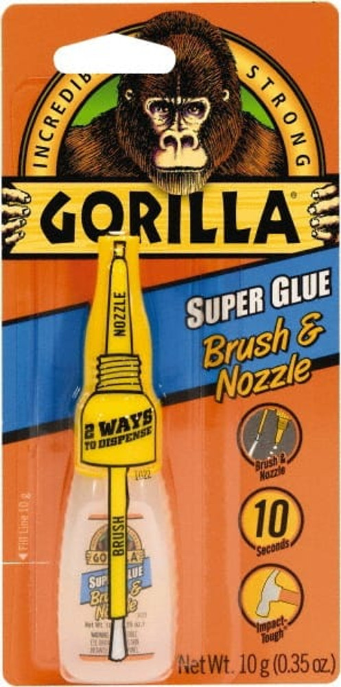 Gorilla Glue 7500101 Super Glue: 0.35 oz Bottle, Clear