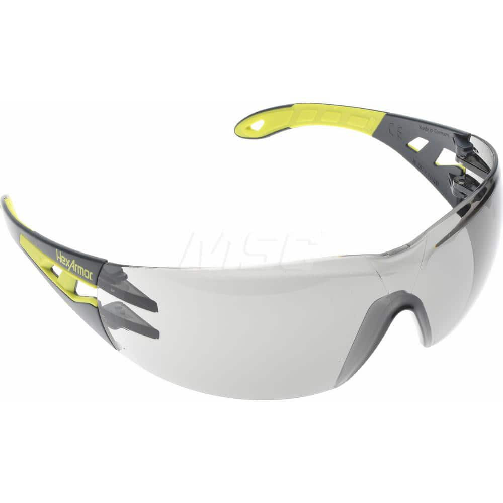 HexArmor. 11-14001-02 Safety Glass: Anti-Fog & Scratch-Resistant, Polycarbonate, Clear Lenses, Frameless