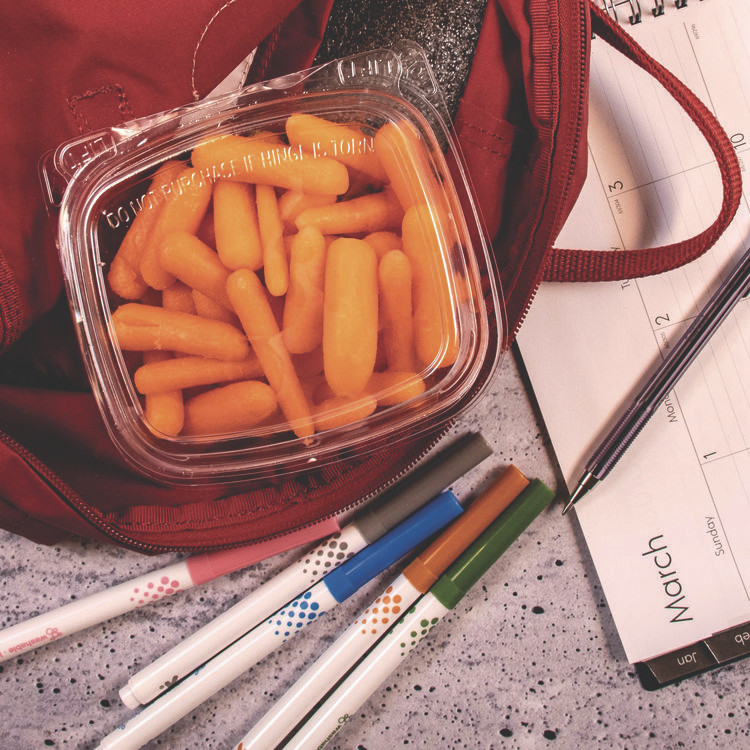 DART CH16DED ClearPac SafeSeal Tamper-Resistant/Evident Containers, Domed Lid, 16 oz, Clear, Plastic, 100/Bag, 2 Bags/Carton